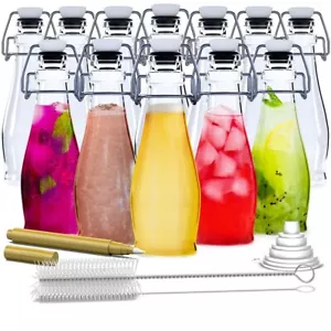 Nevlers 8,5 Oz. Luftdichte Glasflaschen mit Schwenkverschluss (12er Pack) - Bild 1 von 9