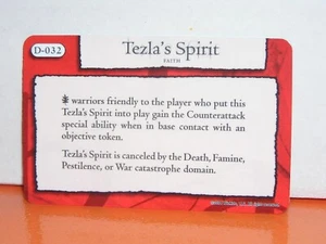 Tarjeta de dominio Mage Knight D-032 Tezla's Spirit - Imagen 1 de 1