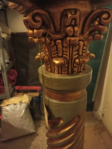 antique wooden columns Cover