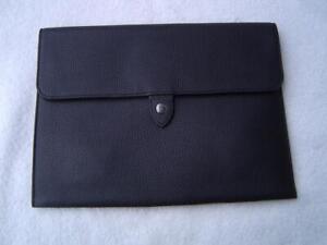 NEW AUTHENTIC COACH BLACK PEBBLE LEATHER TABLET SLEEVE #C1624
