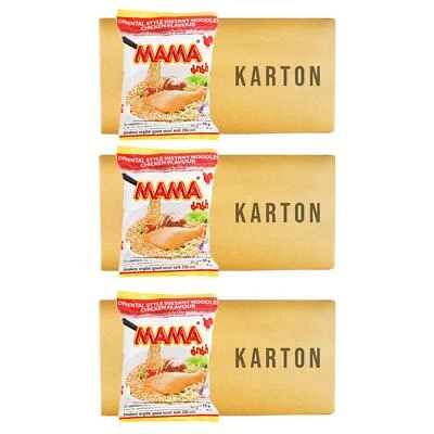 90x55g Mama Instantnudeln Huhn Instant Nudelsuppe Tütensuppe - Bild 1 von 2