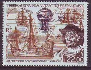 FSAT/TAAF Antártica Francesa 1992 COLOMBUS DESCUBRIMIENTO AMÉRICA SIN MONTAR COMO NUEVO #605] - Imagen 1 de 1