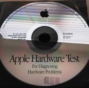 Apple Hardware Test for Diagnosing Hardware Problems PowerBook Version 1.1 2001 - Picture 1 of 1