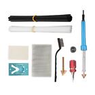 Plastic Welding Kit 1 Wire Brush 80W 1 Metal Stand 40 Plastic Rods for Kayak