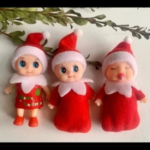 Brand New Adorable BABY ELF Christmas holiday doll--3 to choose from! - Picture 1 of 7