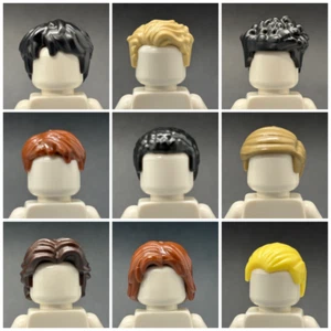 Lego New City lotto sfuso di capelli minifigure maschio/ragazzo, tutti e 9 in foto - Foto 1 di 11