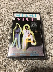 Miami Vice Soundtrack Cassette Tape 1985 Glen Fry Tina Turner Phil Collins - Picture 1 of 4