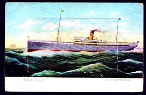 Fold Out Pocket Novelty Post Card Ship R.P.D., Konig 10 German Pictures - Picture 1 of 4