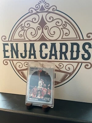 1990-91 NBA Hoops Michael Jordan Wearing #12 Jersey #223 Sam Vincent - in case - Image 1 of 2