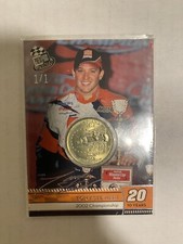Tony Stewart 2009 Press Pass  Coin Card  RARE 1/1
