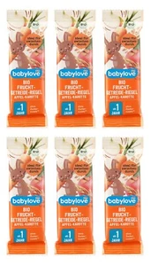 6 x 25g | babylove Fruchtriegel Bio Frucht-Getreide-Riegel Apfel-Karotte ab 1 Ja - Bild 1 von 1