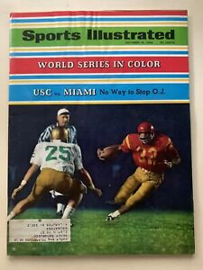 O.J. Simpson October 14 1968 Sports Illustrated USC Trojans Buffalo Bills