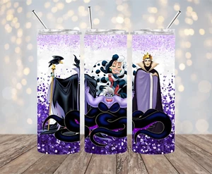Disney Villains Inspired 20 oz Stainless Steel Tumbler Handmade (#8) - Picture 1 of 1