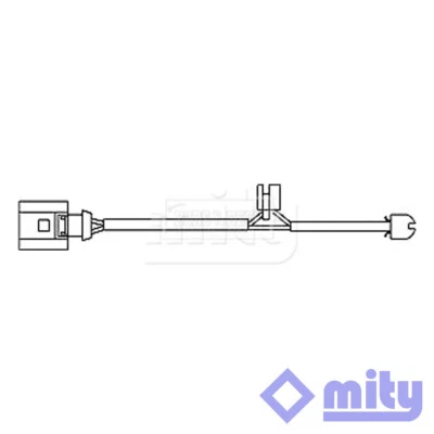 Fits Audi Q7 2006-2015 VW Touareg 2002-2010 Brake Pad Wear Sensor Rear Mity - Image 1 of 4