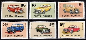 Romania 1983, Mi#3950-55, Sc#3129-34, automobiles, Dacia, ARO, OLTCIT, MNH! - Picture 1 of 1