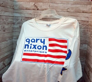 T-shirt firmata Gary Nixon Hanes Beefy T XL usata - Foto 1 di 4