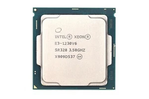 Intel Xeon E3-1230 V6 Qud-Core 8MB 3.50GHz LGA 1151 CPU P/N: SR328 Tested - Picture 1 of 2