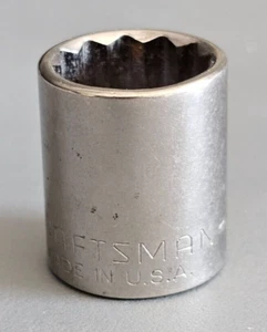 Craftsman 5/8" - 12 Point - 3/8" Drive Socket Inverted G2 44335 Made In USA - Picture 1 of 5