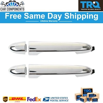 Nuevo juego de manijas de puerta exterior izquierda y derecha TRQ para Kia Rio 2012-2017 Foto 1 de 4