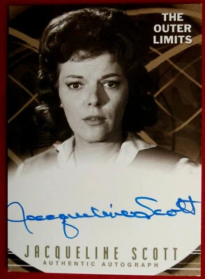 THE OUTER LIMITS - JACQUELINE SCOTT - Hand-Signed Autograph Card - 2002 - Image 1 of 2