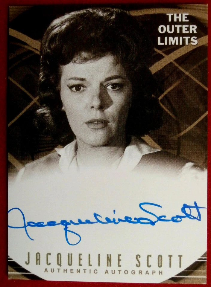 THE OUTER LIMITS - JACQUELINE SCOTT - Hand-Signed Autograph Card - 2002 - Image 1 of 2