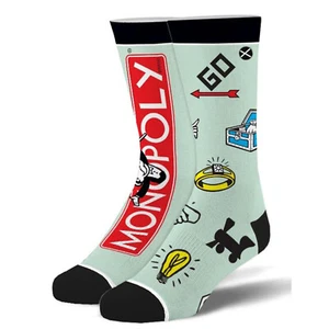 ODD SOX Men's Crew Socks - Monopoly (UK 6-12 | EU 40-46) - Picture 1 of 2