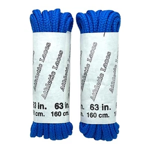 [2 pares] Cordones redondos AZUL 63” para zapatos deportivos deportivos informales - Imagen 1 de 1