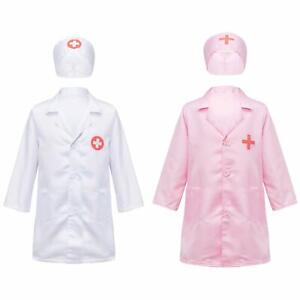 Kids Nurses Doctors Clothes Set Professional Experience Performance Costumes