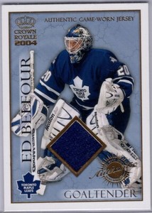2003-04 Pacific Crown Royale Jerseys #23 Ed Belfour 448/630 *S2508