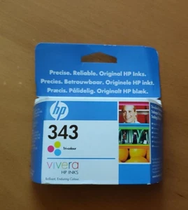 Original HP 343 Tri-colour Tintenpatrone - FARBIG (C8766EE ABB) - OVP 2009 - Bild 1 von 2