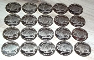 Roll of 20 1 oz GSM Buffalo Design Fine Silver Round .9999 Fine MADE IN USA B139 - Picture 1 of 3