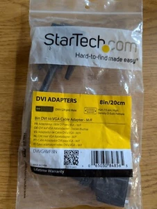 Adaptador de cable StarTech DVIVGAMF8IN 8 pulgadas DVI a VGA - DVI-I macho a VGA hembra - Imagen 1 de 2