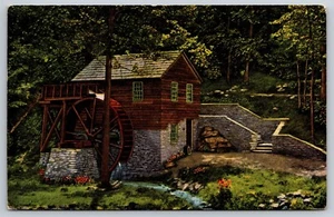 Postal Old Rice Grist Mill cerca de Norris Dam Tennessee 1954 B11 - Imagen 1 de 2