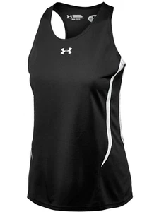 Camiseta sin mangas Under Armour para mujer Track Kick | negra/blanca | UTJ196W NUEVA CON ETIQUETAS - Imagen 1 de 8