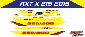 Sea Doo RXT X 215 2015 Graphics / Decal / Sticker Kit - Picture 1 of 1