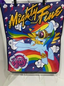 HTF Mighty Fine My Little Pony Rainbow Dash/Hello Kitty giant Con bag tote  - Picture 1 of 5