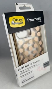 Otterbox Symmetry Apple iPhone 15 Pro Max Dotting Around (Clear/Brown) MagSafe - Picture 1 of 4