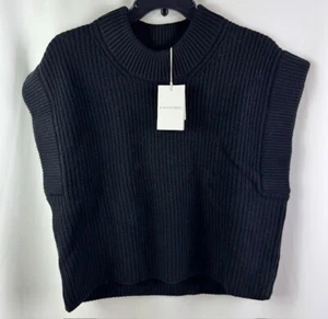 Malene Birger Damen ärmelloser Pullover, schwarz, Large, neu - Bild 1 von 3