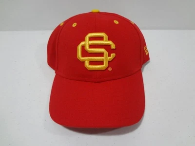VTG NCAA USC Trojans LOGO Fitted 7 1/8 Hat New Era Concealer NEW NWOT Wool Blend - Image 1 of 4