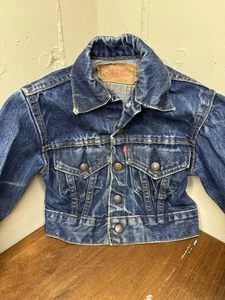 CHAQUETA VAQUERA LEVIS DE COLECCIÓN GRANDE E ROJA PESTAÑA TIPO III PRE 1971 RARA BEBÉ TALLA LEVI STRAUS - Imagen 1 de 19
