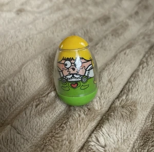 Vintage PlaySkool Weebles Wobbles casa stregata ragazza spaventata - Foto 1 di 3