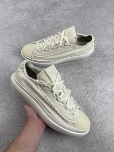 Adidas Y-3 Yohji Yamamoto Nizza Low Beige Sneakers US 10 1/2 Duties Paid USA - Picture 1 of 13