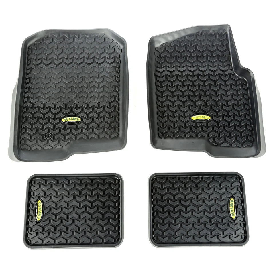 Forros de piso de borde reforzado delanteros y traseros para Ford F150 2004-2008   Foto 1 de 1