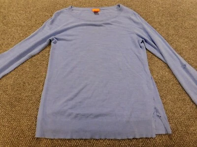 Blusa Joe Fresh Mujer Grande Púrpura Floral Pullover Elástico Foto 1 de 4