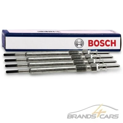4x BOSCH GLÜHKERZE FÜR BMW 1-ER F20 2-ER 3-ER E90 F30 4-ER 5-ER E60 F10 G30 X3 - Bild 1 von 4