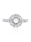 Bella Birthstone Engagement Ring in Clear Size 9