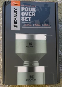 STANLEY CLASSIC PERFECT-BREW POUR OVER COFFEE SET Verde NUOVO - Foto 1 di 3