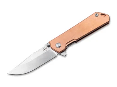 BÖKER PLUS BOKER PLUS® Kihon Assisted Copper Pocket Knife 3.35" Blade D2 Burnley - 01BO165