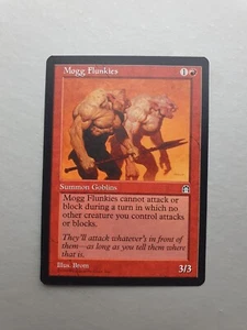 Mogg Flunkies , MTG Stronghold (1998). Common Red Creature NM - Picture 1 of 2