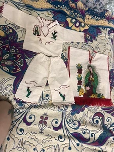 Traje de Manta Guadalupana Juan Diego Suit Costume Child Toddler 12-24 Boy Latin - Picture 1 of 8